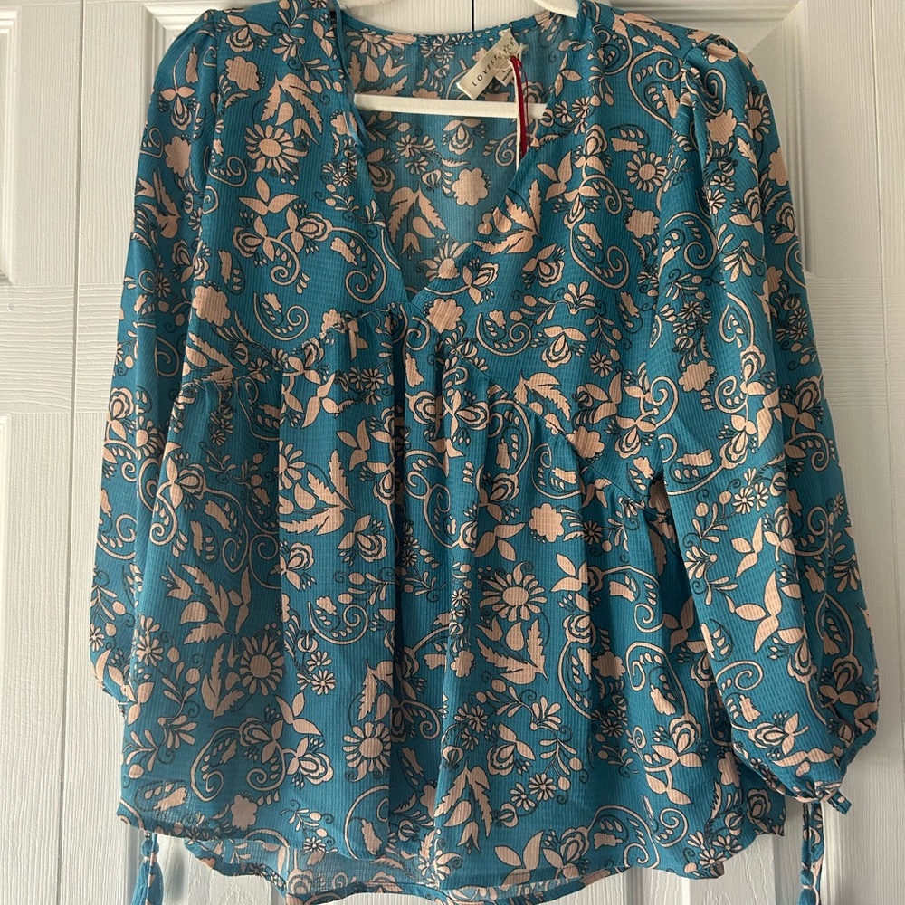 Love Stitch blouse / size L